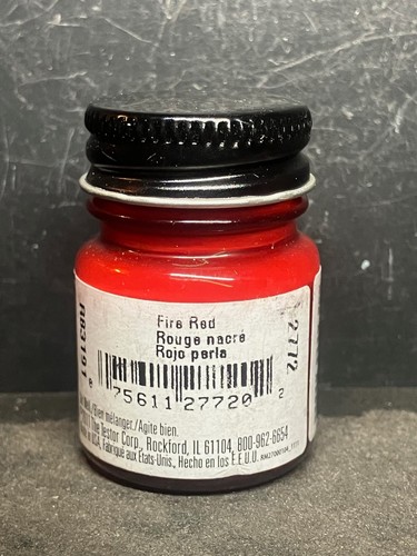 Testors model master fire - master, red